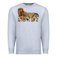 Heather Grey howdy killer Premium Sweatshirt - NancyCooperArtShop