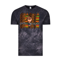 Cloud Black black history brushstroke Vintage Tee - texasbilliewilder