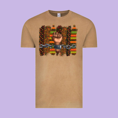 Vintage Tee black history brushstroke