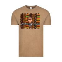 Vintage Coffee black history brushstroke Vintage Tee - texasbilliewilder