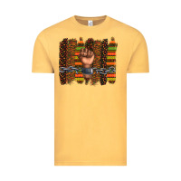 Vintage Mustard black history brushstroke Vintage Tee - texasbilliewilder
