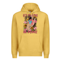 Antique Gold let me read in peace Premium Hoodie - MaliasSmallBusiness
