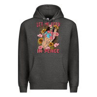 Charcoal Heather let me read in peace Premium Hoodie - MaliasSmallBusiness
