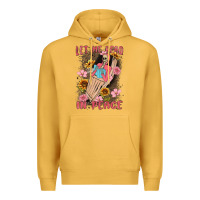 Mustard let me read in peace Premium Hoodie - MaliasSmallBusiness
