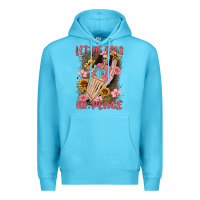 Ocean Blue let me read in peace Premium Hoodie - MaliasSmallBusiness