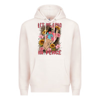 Pale Pink let me read in peace Premium Hoodie - MaliasSmallBusiness