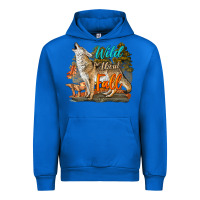 Cobalt Wild About Fall Coyote Urban Hoodie - LillyAllenDesigns