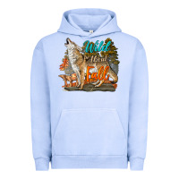 Pigment Grape Ice Wild About Fall Coyote Urban Hoodie - LillyAllenDesigns