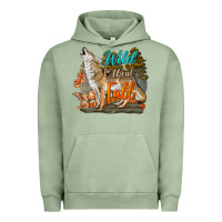 Pigment Oil Green Wild About Fall Coyote Urban Hoodie - LillyAllenDesigns