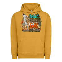 Pigment Peanut Butter Wild About Fall Coyote Urban Hoodie - LillyAllenDesigns