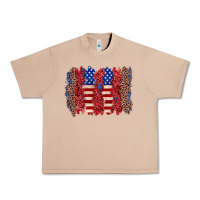 Burro 4th of july brushstroke Urban Heavy Tee - Zillion Design Studio