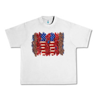 Lunar Rock 4th of july brushstroke Urban Heavy Tee - Zillion Design Studio