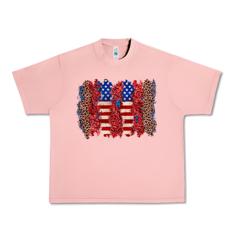 4th Of July Brushstroke Urban Heavy Tee by Zillion Design Studio | Teevron