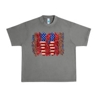 Tornado 4th of july brushstroke Urban Heavy Tee - Zillion Design Studio