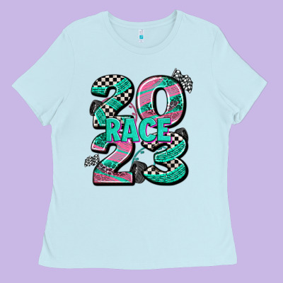 Race  2023 Ladies Tee Designed By Adodesignshop