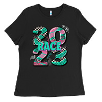 Black race  2023 Ladies Tee - AdoDesignShop