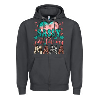 Smoke sassy just like my mama Zipper Hoodie - JahusDesignShop
