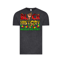 Vintage Black black history is world history Vintage Tee - texasbilliewilder