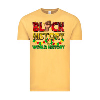 Vintage Mustard black history is world history Vintage Tee - texasbilliewilder