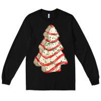 Black white christmas cake Long Sleeve Tee - FaDigitalArtStudio