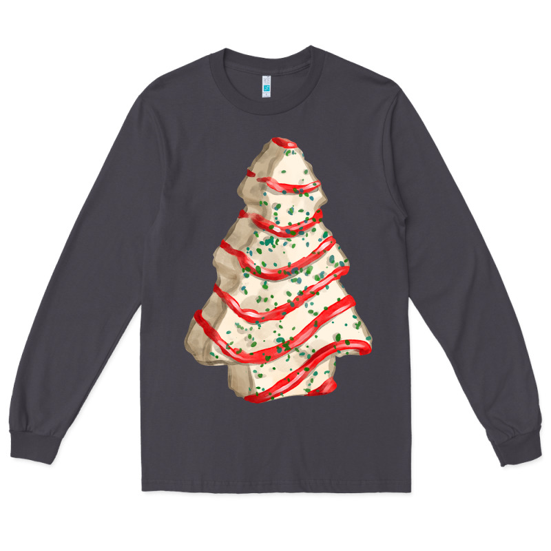 White Christmas Cake Long Sleeve Tee by FaDigitalArtStudio | Teevron