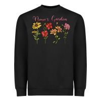 Black nana's garden Heavyweight Sweatshirt - MaliasSmallBusiness