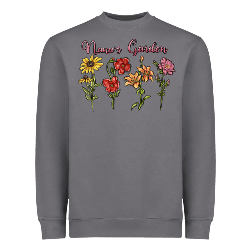 Nana's Garden Heavyweight Sweatshirt by MaliasSmallBusiness | Teevron