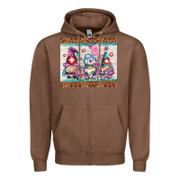 Chestnut nurse gnomes Zipper Hoodie - AdoDesignShop
