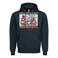 Navy nurse gnomes Zipper Hoodie - AdoDesignShop