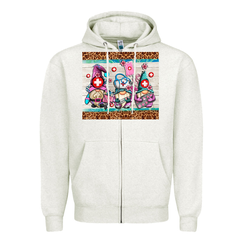 Nurse Gnomes Zipper Hoodie by AdoDesignShop | Teevron