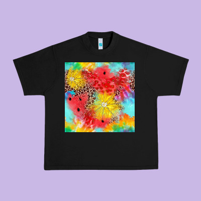 Fruits Leopard Seamless Pattern Urban Heavy Tee Designed By Zillion Design Studio