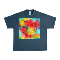 Midnight Navy fruits leopard seamless pattern Urban Heavy Tee - Zillion Design Studio
