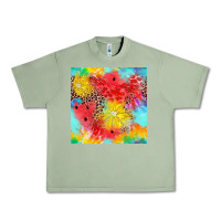 Oil Green fruits leopard seamless pattern Urban Heavy Tee - Zillion Design Studio