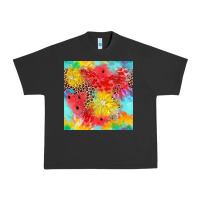 Pigment Black fruits leopard seamless pattern Urban Heavy Tee - Zillion Design Studio