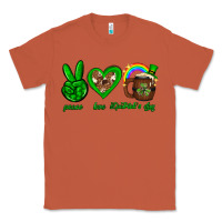 Copper Peace love luck St. Patrick's Day Classic Tee - Neo Western