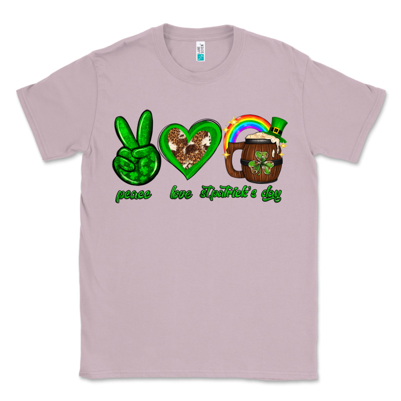 Peace Love Luck St. Patrick's Day Classic Tee by Neo Western | Teevron