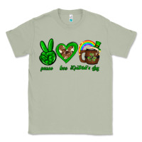 Matcha Peace love luck St. Patrick's Day Classic Tee - Neo Western