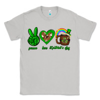 Moon Dust Peace love luck St. Patrick's Day Classic Tee - Neo Western
