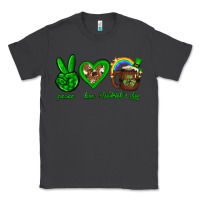 Smoke Peace love luck St. Patrick's Day Classic Tee - Neo Western