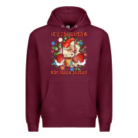 Burgundy its abuelita and pan dulce season mexican santa Premium Hoodie - MaliasSmallBusiness