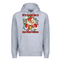 Heather Grey its abuelita and pan dulce season mexican santa Premium Hoodie - MaliasSmallBusiness