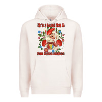 Pale Pink its abuelita and pan dulce season mexican santa Premium Hoodie - MaliasSmallBusiness