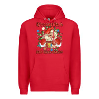Red its abuelita and pan dulce season mexican santa Premium Hoodie - MaliasSmallBusiness