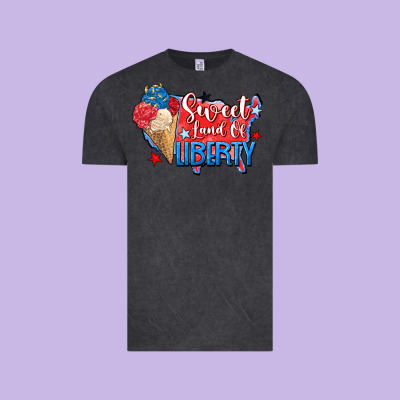 Sweet Land Of Liberty Vintage Tee Designed By Zillion Design Studio