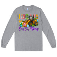 Heather Grey I dig Easter Day Long Sleeve Tee - Neo Western