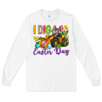 White I dig Easter Day Long Sleeve Tee - Neo Western