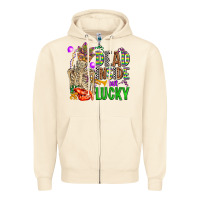 Sandshell mardi gras dead inside but lucky  with skeleton Zipper Hoodie - AdoDesignShop
