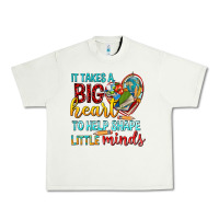 Pistachio big heart to help shape little minds tbw Urban Heavy Tee - texasbilliewilder