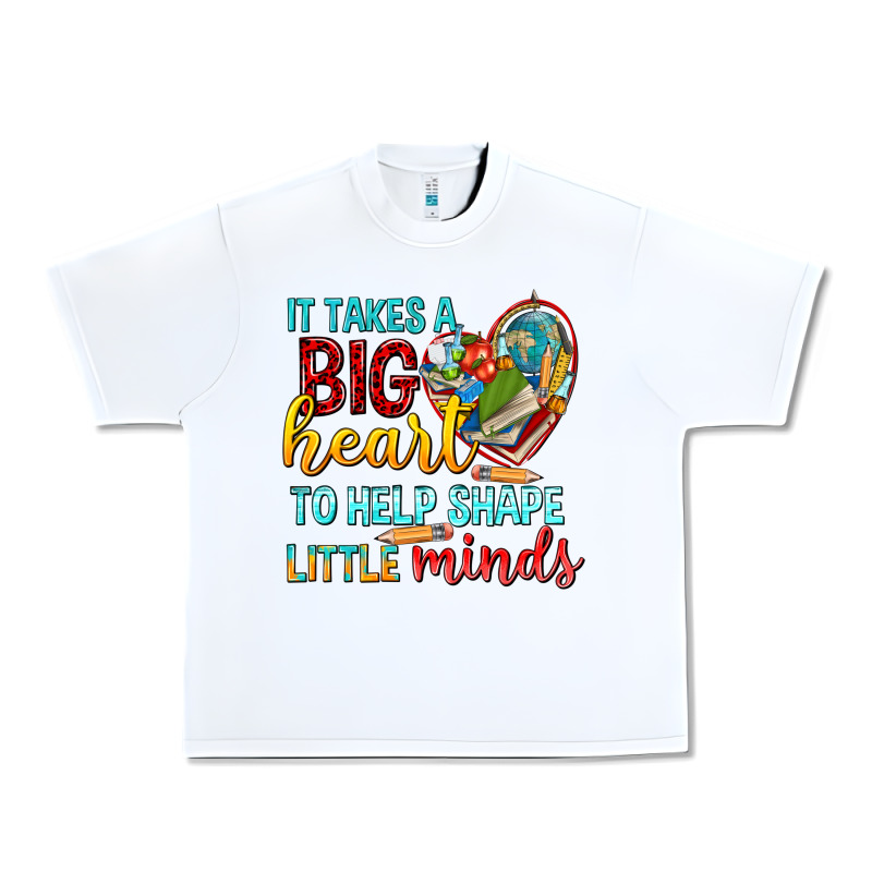 Big Heart To Help Shape Little Minds Tbw Urban Heavy Tee by texasbilliewilder | Teevron