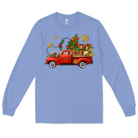 Colony Blue Christmas truck Long Sleeve Tee - AdoDesignShop